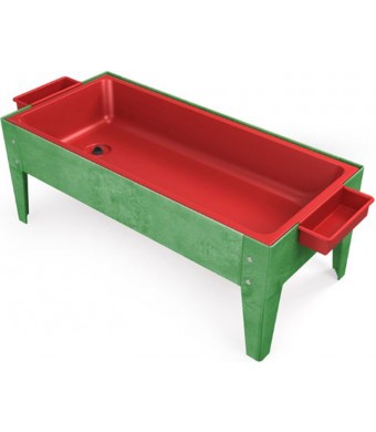 Sand & Water Table W/ Casters Red Liner