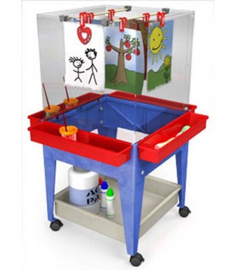 4 Station Art Easel 44". 
