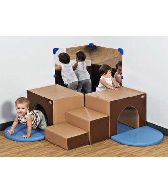 Cozy Woodland Corner Passageways Corner Mirror Pair
