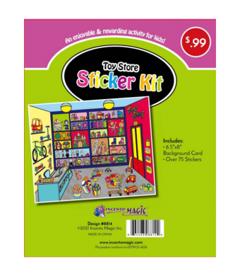 Toy Store Sticker Kit 6.5" x8"