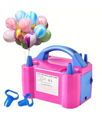 Electric Balloon Pump | High-Speed 600W Dual-Nozzle Balloon Inflator