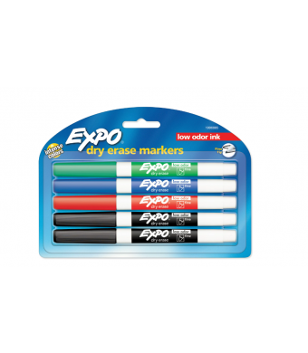 Expo Dry Erase Marker - Assorted Colors Fine Tip