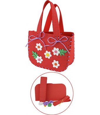 Foam Hand Bag – Polka-Dot-6/pk