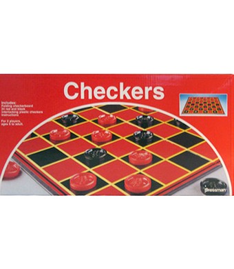 Checkers With Folding Board