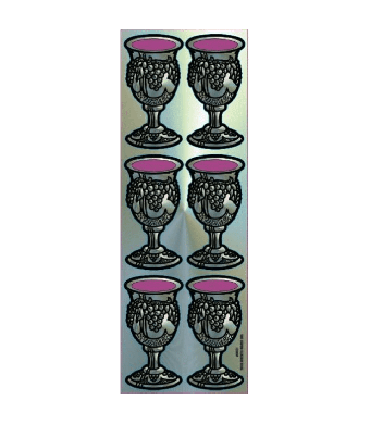 Silver Becher Stickers