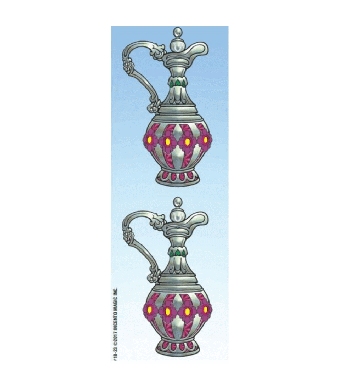 Jumbo Wine Decanter Stickers - 3"