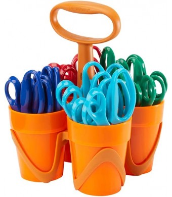 Scissors in Caddy - Blunt Tip