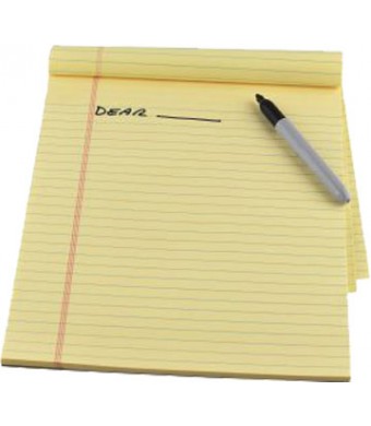 Legal Yellow Pad, 50 Sheets, 8.5" x 11", 12 Pack