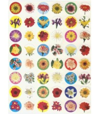 Mini Photo Flower Stickers