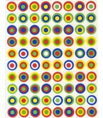 Small Optical Circles Stickers