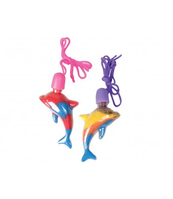Dolphin Fish Sand Necklace 12/pk