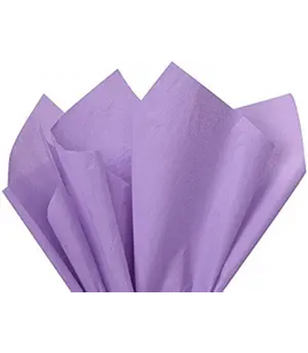 Non Bleed Tissue Lavender - 20” x 20”, 15/Pk