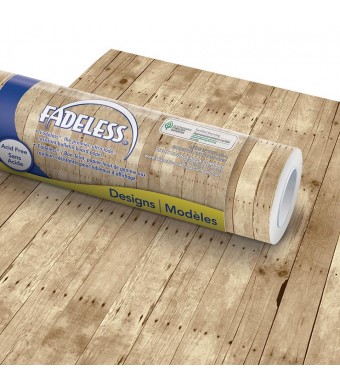 Fadeless Bulletin Board Paper- Weathered Wood 48"x50'