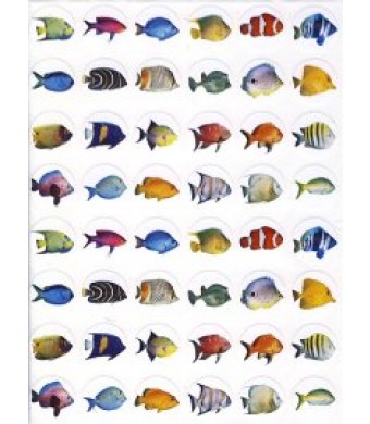 Glitter Fish Stickers