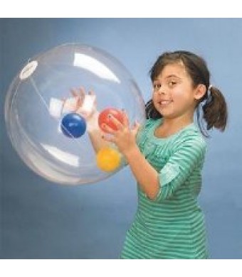 BeachBalzeez™ Clear Beach Ball, 24"