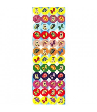 Boots Umbrella Mittens Winter Circle Stickers