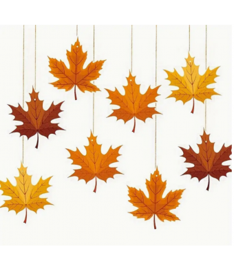 Maple Leaf Hanging Decor Set