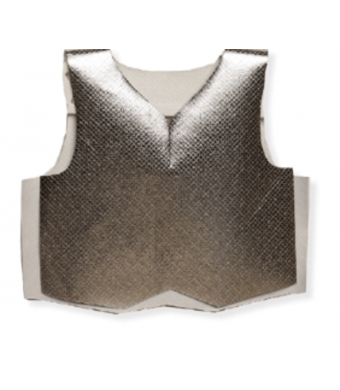 Silver Metallic Vest