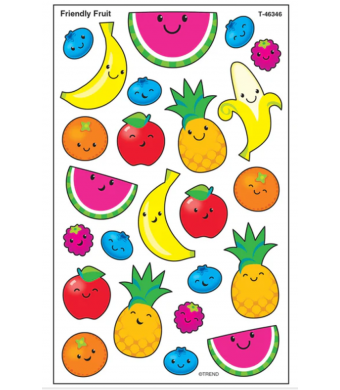 Friendly Fruit Shape Stickers
