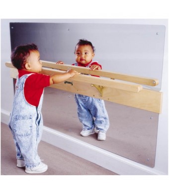 Infant Coordination Mirror with Rail