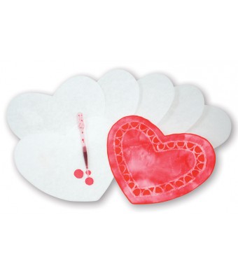 Hearts Color Diffusing Paper
