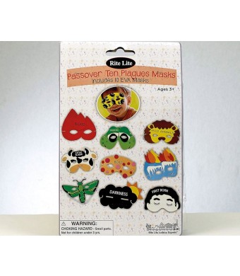 Pesach 10 Plagues Masks 