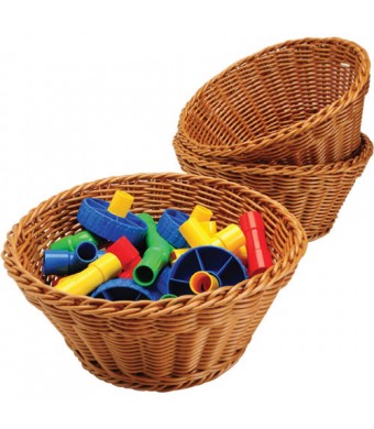 Round Woven Plastic Baskets