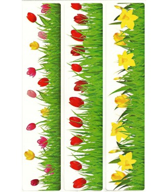 Flower Border Stickers