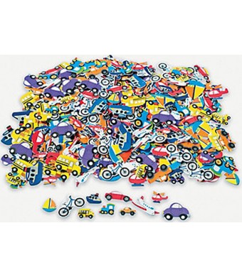 Transportation Sticky Foam Shapes