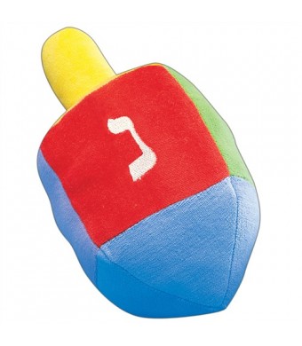 Plush Dreidel – Soft Chanukah Toy for Kids, Holiday Learning & Play (8")