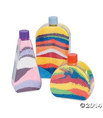 Rocket Ship Sand Art Bottles