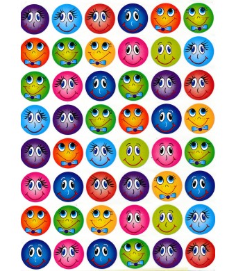 Happy Smiley Stickers 