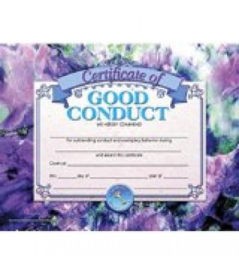 CERTIFICATE OF GOOD CONDUCT 