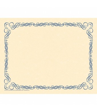 BLUE DESIGN BORDER PAPER 