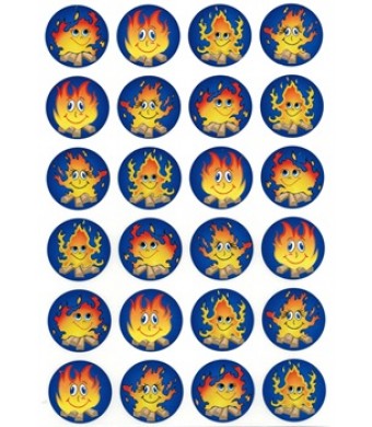 Bonfire Smiles Stickers