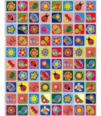 Bugs And Blossom Squares