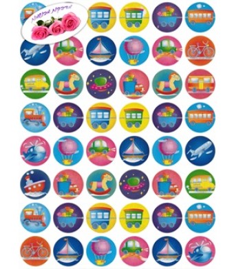 Transport Dot Stickers