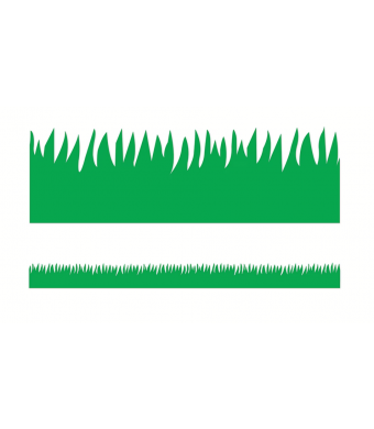 Green Grass Border, 3″x 36′, 12/Pk