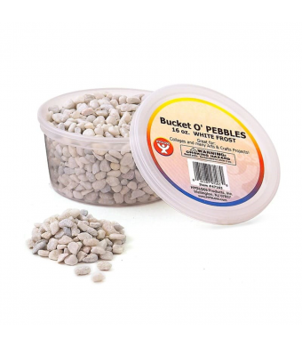 Pebbles, 1 Lb – White Frost