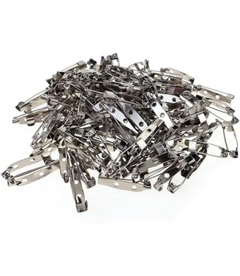 Jewelry Pin Back – 1-1/2" Silver, 144/pk