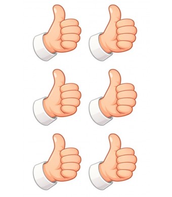 Four Questions Thumbs Up Stickers 3" – 6 Sheets (36 Pack) | Passover Pesach Reward & Craft Stickers for Kids Classroom