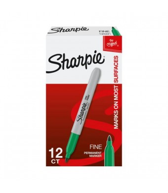 Sharpie Markers – Choice of Colors, 12/pk Green