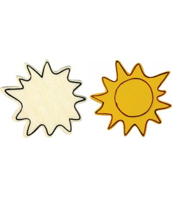 Medium Wood Sun