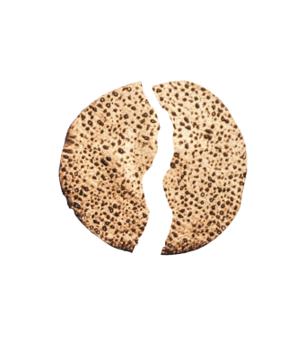 Broken Matzah Yachatz Cardstock Cutout