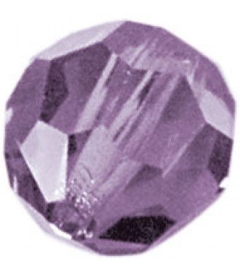 Round Faceted Bead 6MM - Lavendar