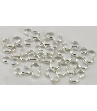 Open Crimping Bead - Silver