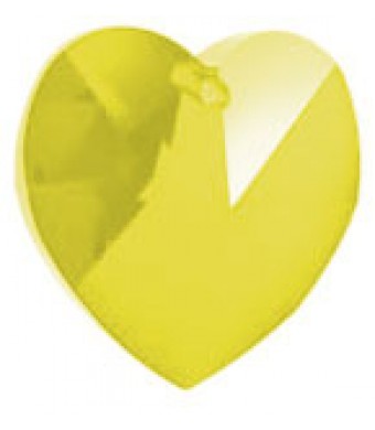Heart Pendant - Yellow