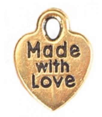 Made With Love Charms - Gold 