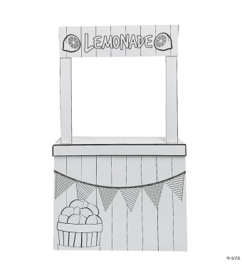 Color Your Own Lemonade Stand Playhouse