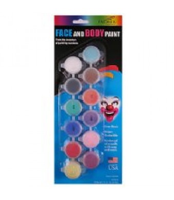 12 Pot Face And Body Paint